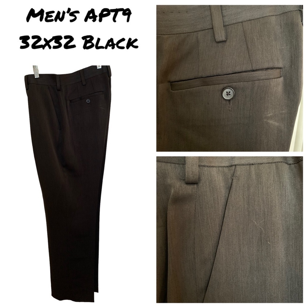 Men’s APT 9 Premier Flex Performance flat front slacks 32x32